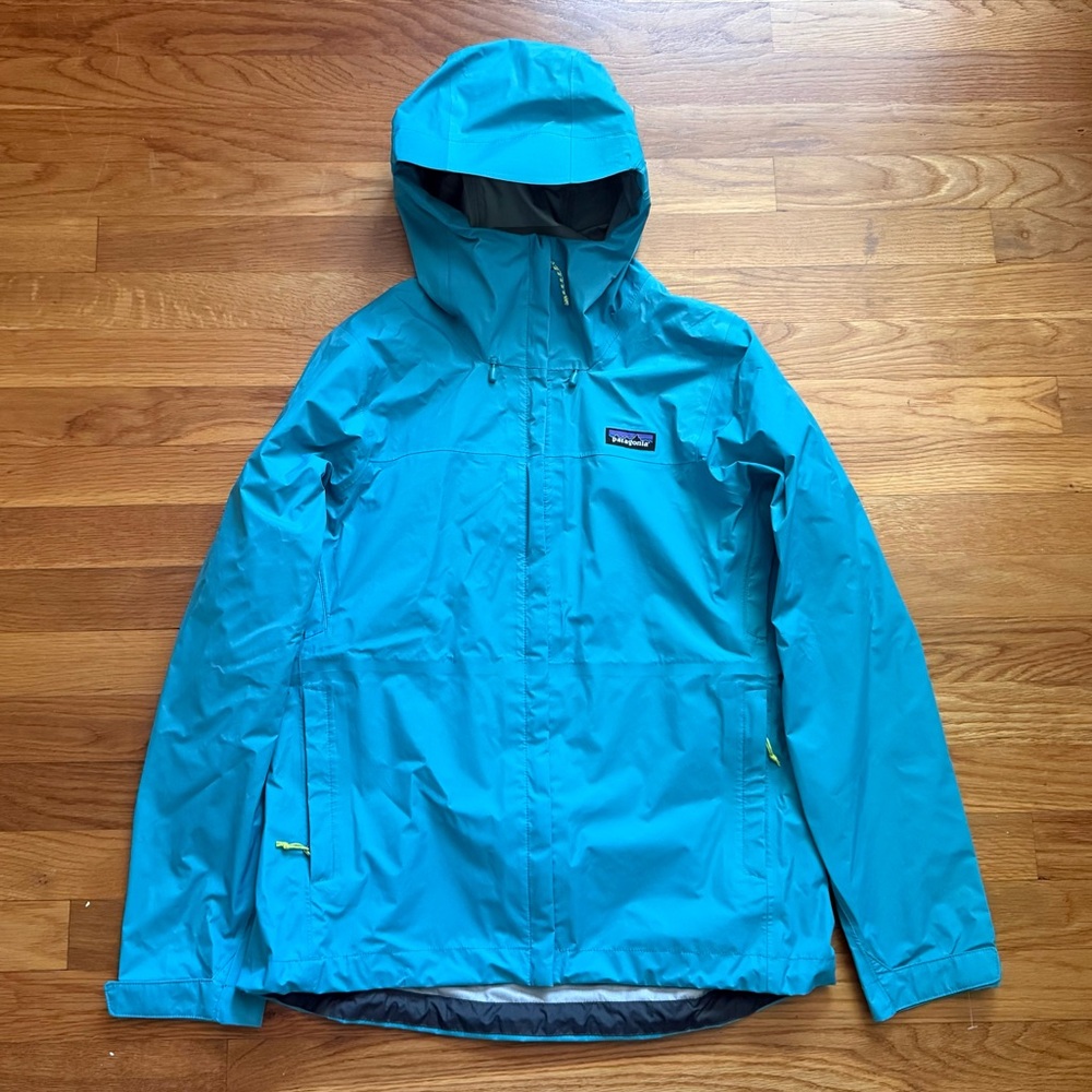 Patagonia Torrentshell 3L Rain Jacket Women’s Small Tidal Blue
